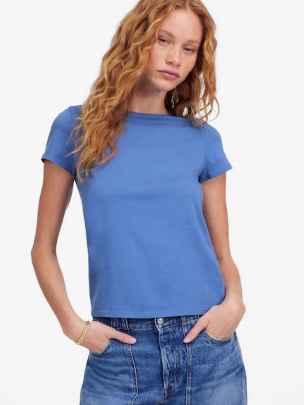 NWT Madewell Essential Slim Fitted T Shirt